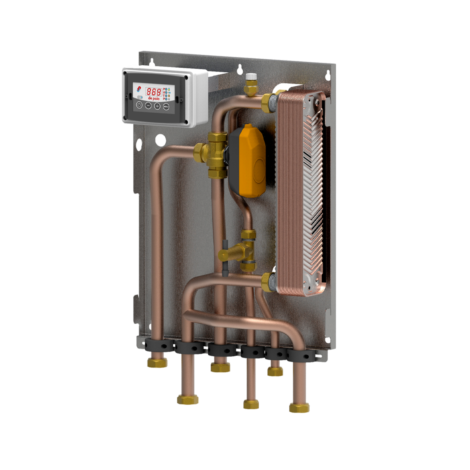 Modulo BF3S ( NO circolatore) per riscaldamento con il solo generatore a biomassa e produzione di ACS istantanea