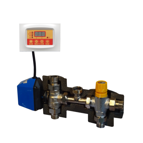 Kit motorizzato di deviazione impianto solare - caldaia